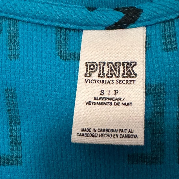 PINK Victoria Secret Long Sleeve Sleepwear Top - Picture 3 of 4